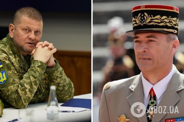 Залужний обговорив із французьким колегою Бюркаром ситуацію на фронті: окремо зупинились на посиленні ППО