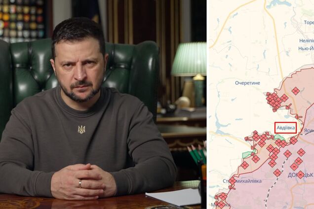 Владимир Зеленский высказался о ситуации в Авдеевке