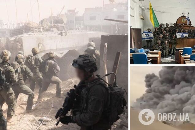 ЦАХАЛ подорвал здание парламента ХАМАС в Газе. Видео