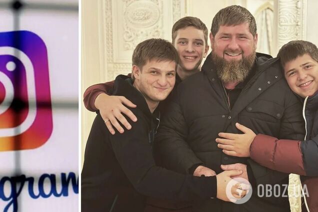 Instagram заблокировал аккаунты Кадырова и его сыновей: россияне посоветовали им вести страницы в 'Одноклассниках' и высмеяли за нытье
