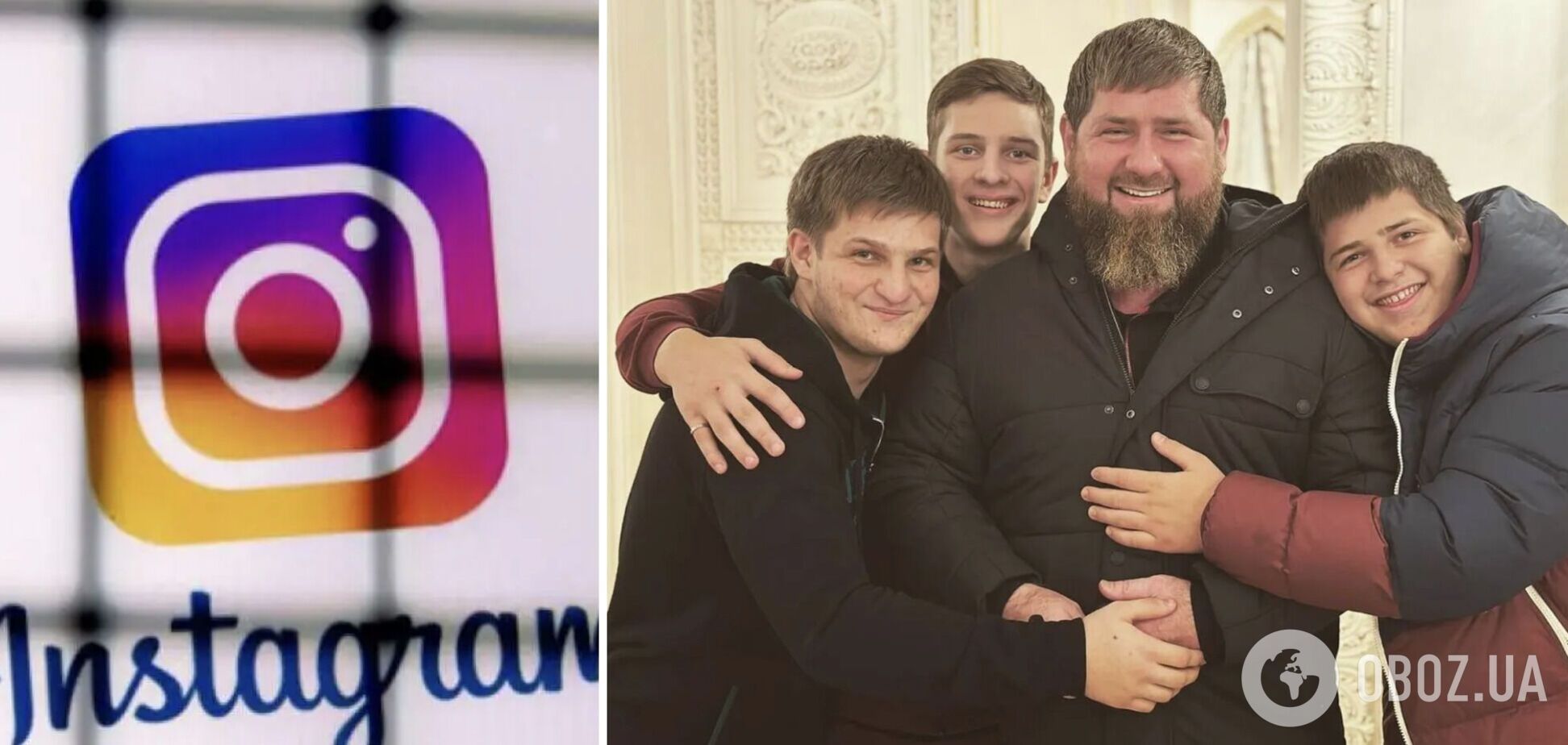 Instagram заблокував акаунти Кадирова і його синів: росіяни порадили їм вести сторінки в 'Однокласниках' і висміяли за ниття