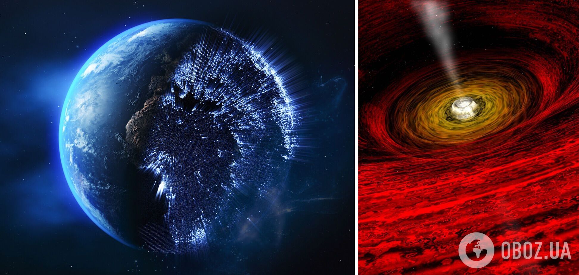 Над'яскравий гамма-спалах змінив електричне поле в іоносфері Землі: що зафіксували вчені