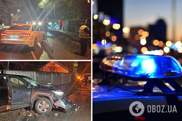 Авария произошла в Голосеевском районе столицы