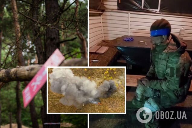 Прикордонники взяли в полон окупанта, якого 'товариші' кинули після підриву на міні: той розповів, як потрапив на фронт. Відео