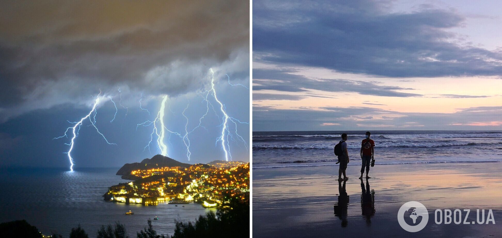 Блискавка вбила маму двох дітей на пляжі в Колумбії: жахливий момент потрапив на відео