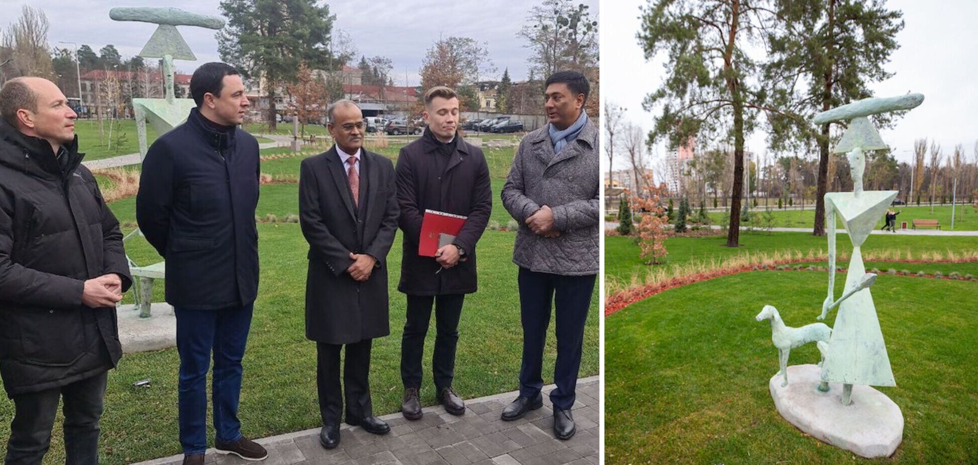 В Киеве появился новый современный сквер 'Кусум'