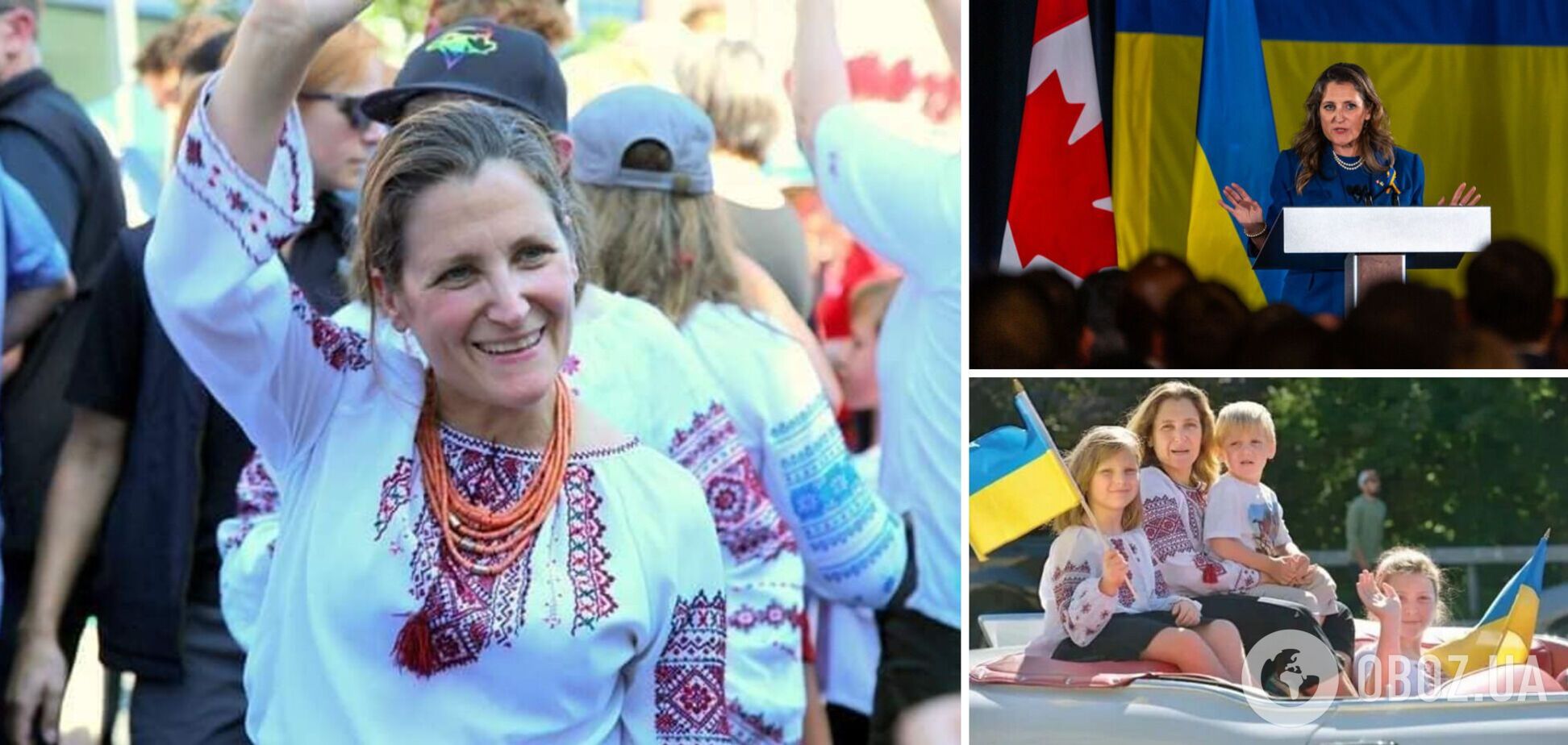 Двічі міністр канадського уряду українка Христя Фріланд: світ має бути вдячний Україні за її мужність