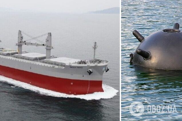 Морская мина повредила зерновое судно вблизи украинского порта – Reuters