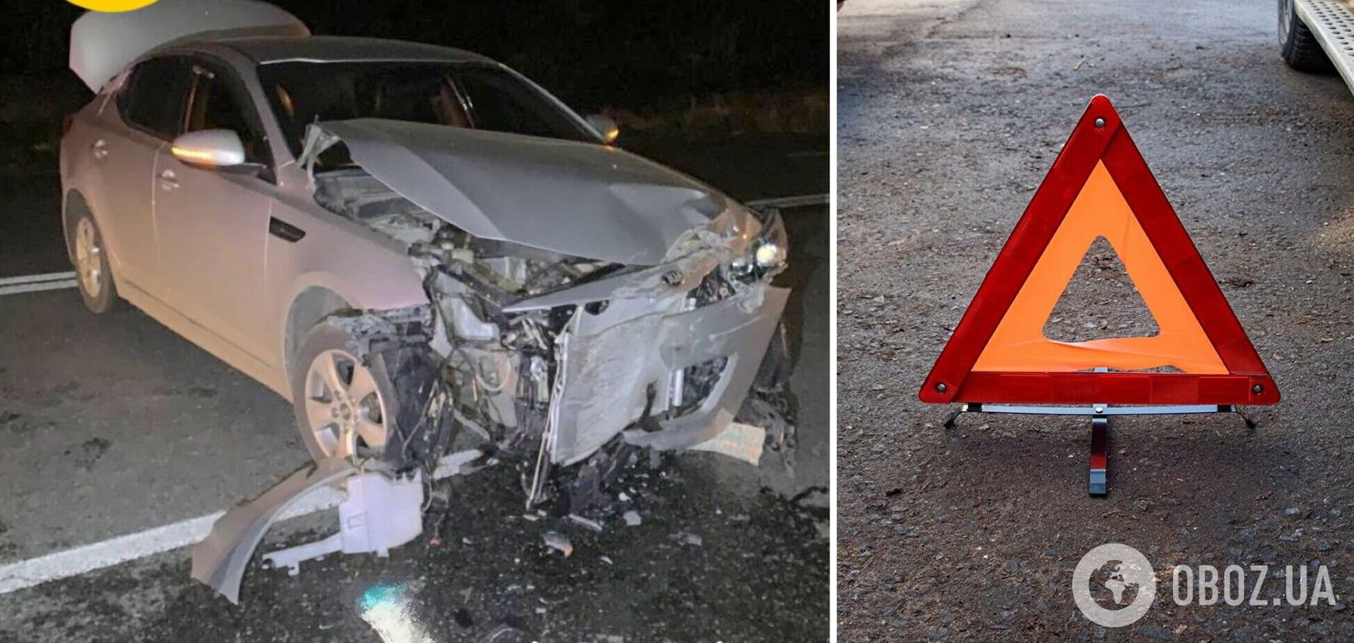 Авария произошла на Новоирпенской трассе