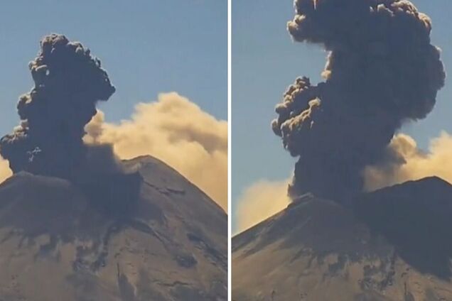 В Мексике проснулся вулкан Попокатепетль: объявлен желтый уровень опасности