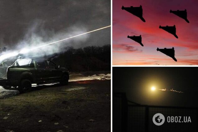 Оккупанты ночью запустили по Украине 10 'Шахедов', 5 дронов сбили силы ПВО