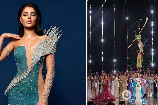 Ангелина Усанова в финале 'Мисс Вселенная 2023' поразила 'космическим' платьем с украинским звездным небом