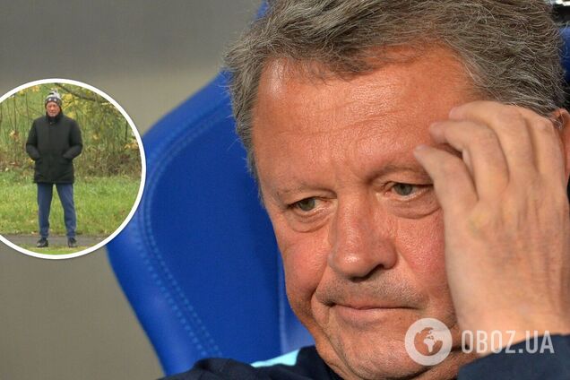 Кадр дня. Мирон Маркевич пришел на матч Второй лиги и стал мемом. Фотофакт