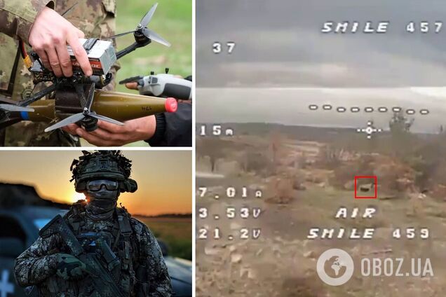 Знищення окупантів за допомогою дрона