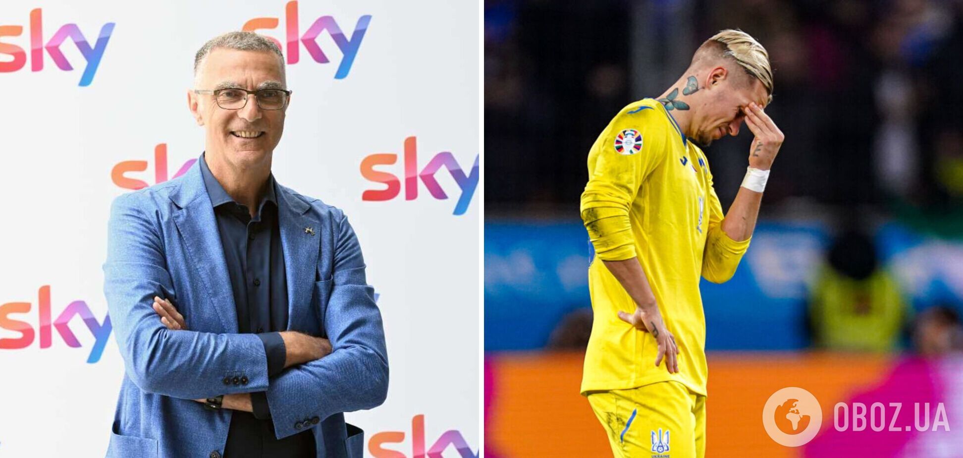 'Мудрика сбили, добавить нечего': легенда сборной Италии оценил скандальный эпизод в матче с Украиной
