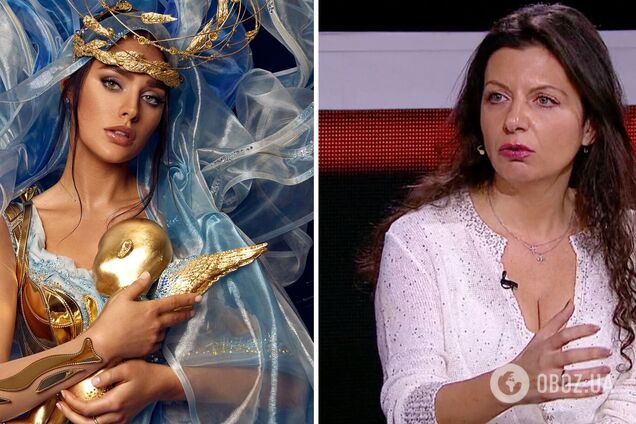 'Голова свиньи': пропагандистка Симоньян оскорбила 'Мисс Вселенную Украина' и выдала новую порцию лжи о воинах ВСУ