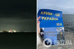 В оккупированных Евпатории и Саках раздались взрывы: сообщают о пожаре на ТЭЦ. Фото