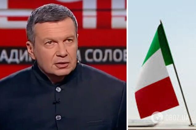 'Русский медведь нападает без предупреждения': пропагандист Соловьев принялся угрожать Италии. Видео