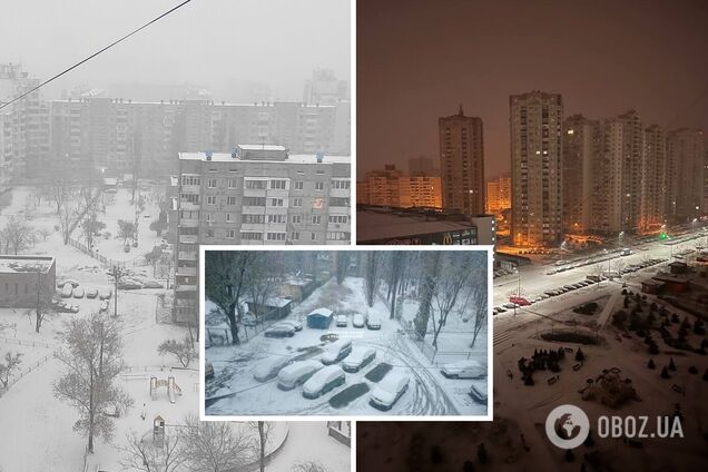 Снегопад в столице