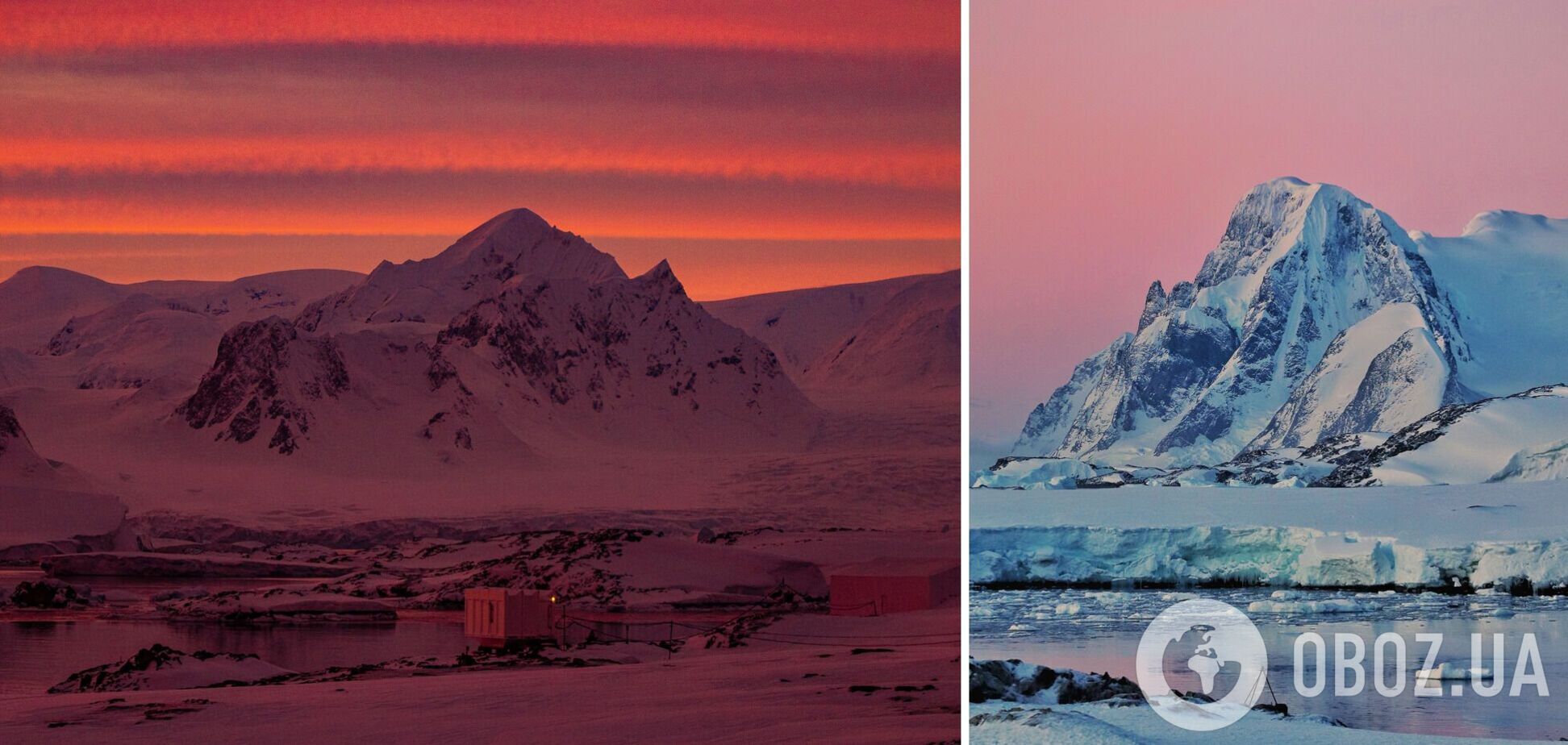 У День Десантно-штурмових військ ЗСУ Антарктида набула марунового кольору. Неймовірні фото