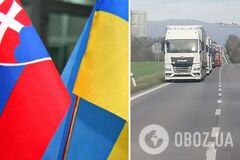 На кордоні Словаччини та України заблоковано рух вантажівок