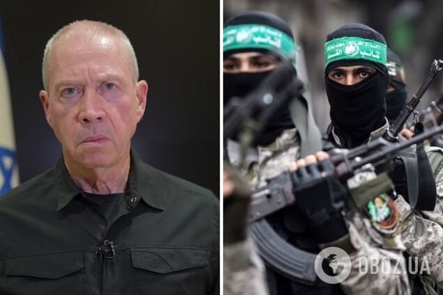Йоав Галлант зробив заяву про мету війни проти ХАМАС