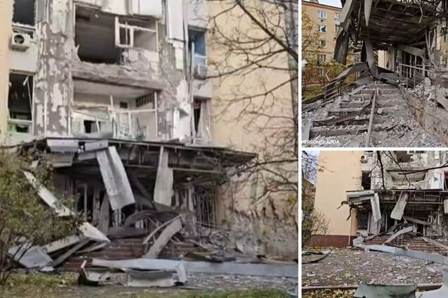 Прямое попадание: войска РФ ударили по детской библиотеке в Херсоне. Видео