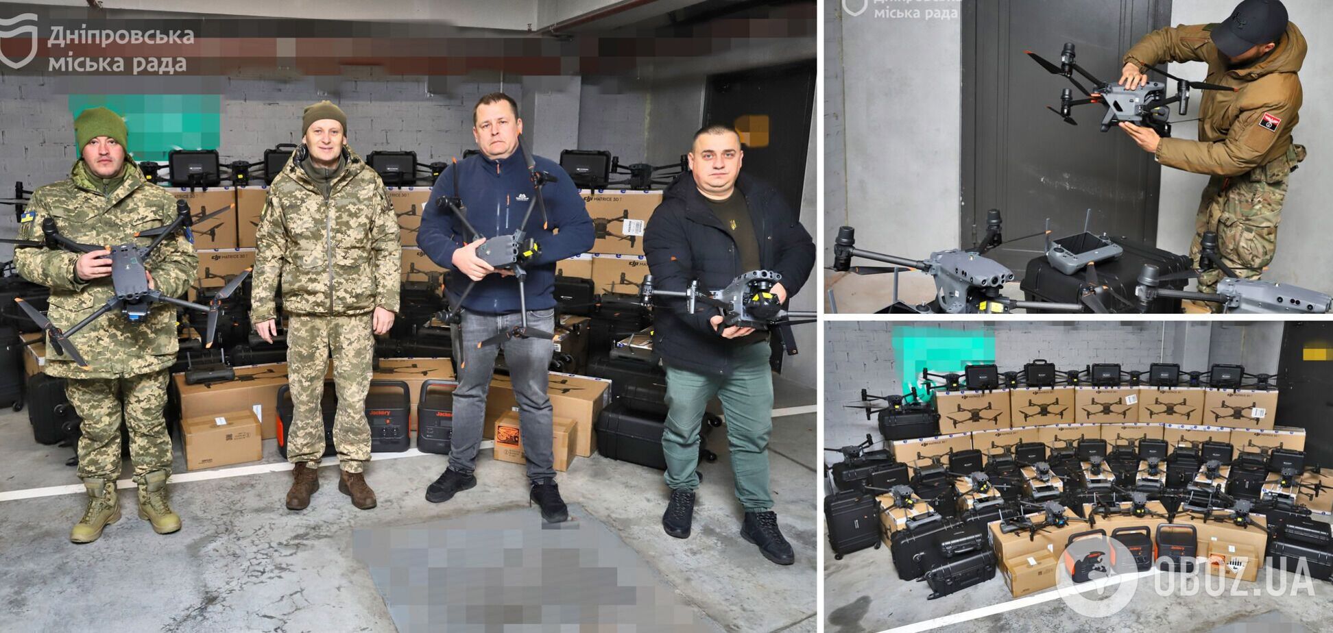 Дніпро доправив військовим на передову чергову партію дронів на 17 млн грн