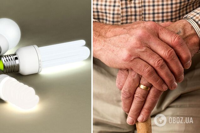 Украинским пенсионерам раздают светодиодные лампы