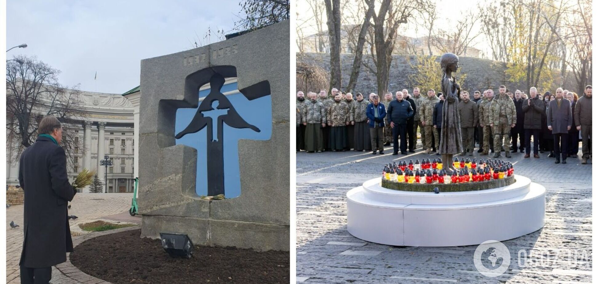 Западные лидеры и дипломаты почтили память жертв Голодомора, устроенного Россией 90 лет назад