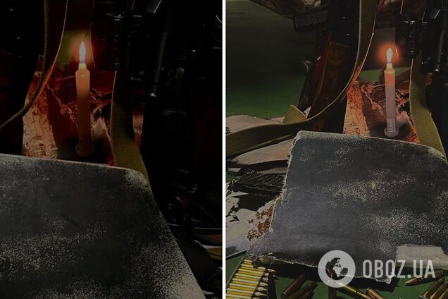 'Они больше никогда не сделают этого с нами': на обломках сбитого 'Шахеда' зажгли свечу в День памяти жертв Голодомора. Фото