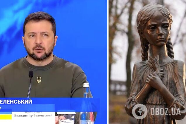'Украина не потеряет свою свободу': Зеленский в День памяти жертв голодоморов объяснил, почему Путина нужно остановить. Видео