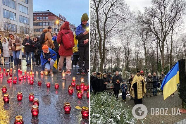 'Весь мир сегодня видит, что зло возродилось': в Польше и Чехии почтили память жертв Голодомора в Украине. Фото