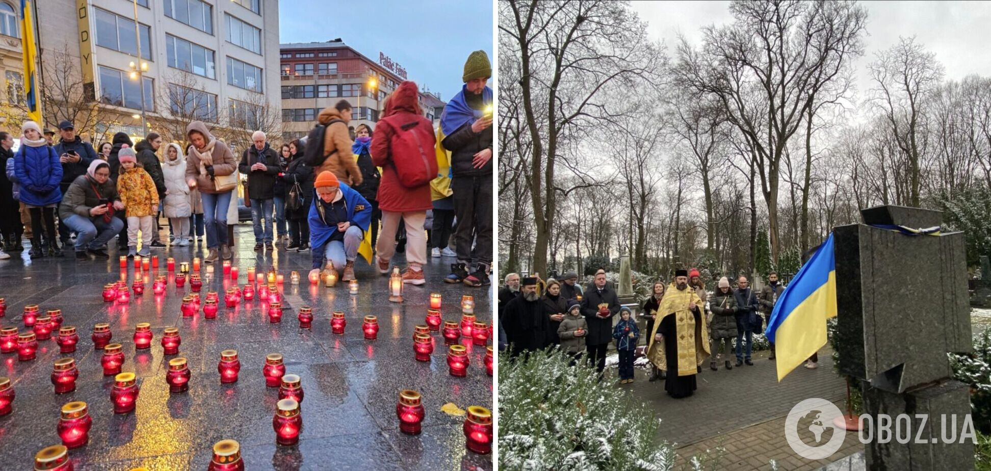'Весь світ сьогодні бачить, що зло відродилося': у Польщі і Чехії вшанували пам'ять жертв Голодомору в Україні. Фото 