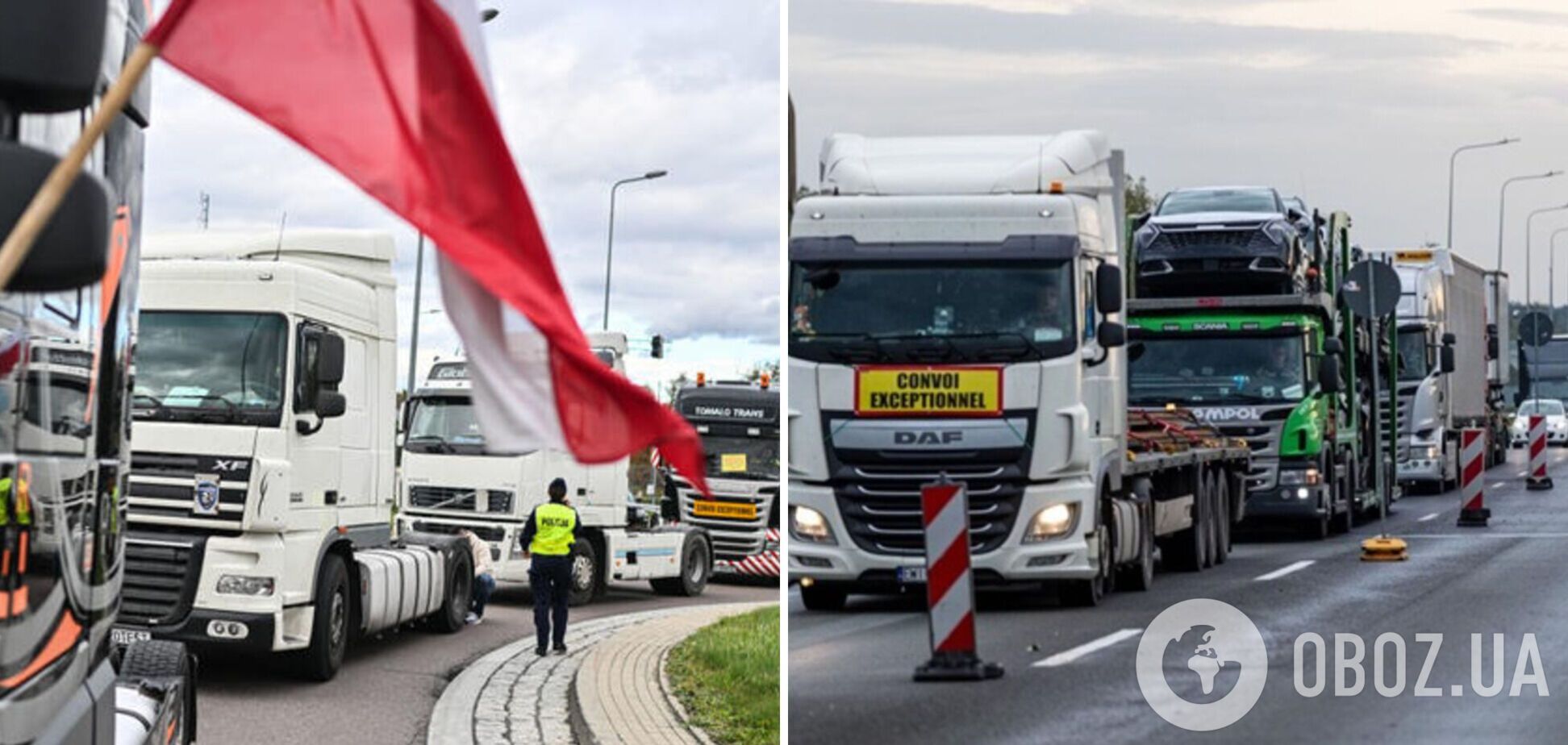 Перевозчики из Польши возобновят забастовку с 1 марта