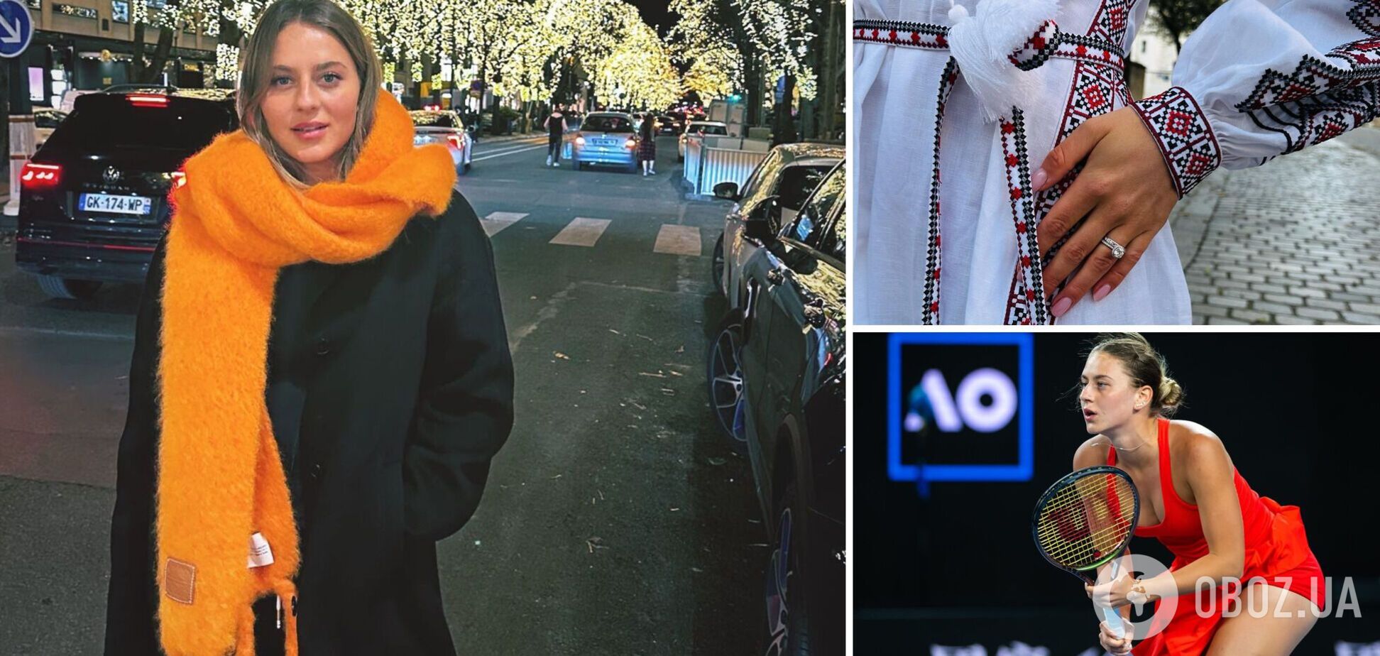 Відома українська тенісистка одягла у Парижі сукню-вишиванку та вразила мережу своїм виглядом. Фото