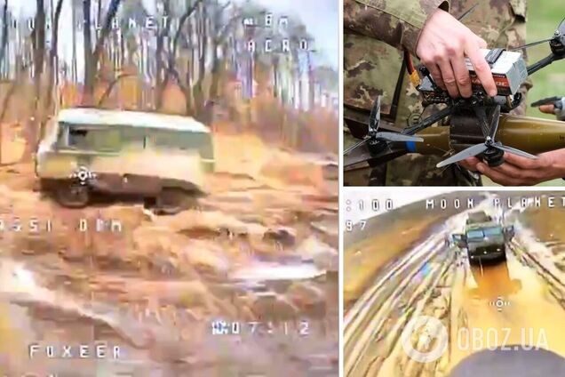 Робота дронів ЗСУ