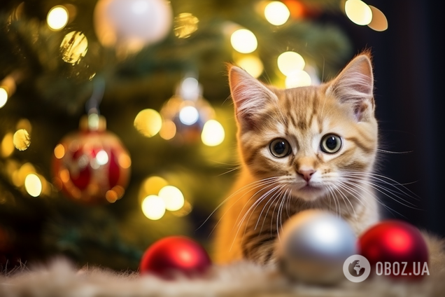 Как защитить елку от кота: гениальный новогодний лайфхак
