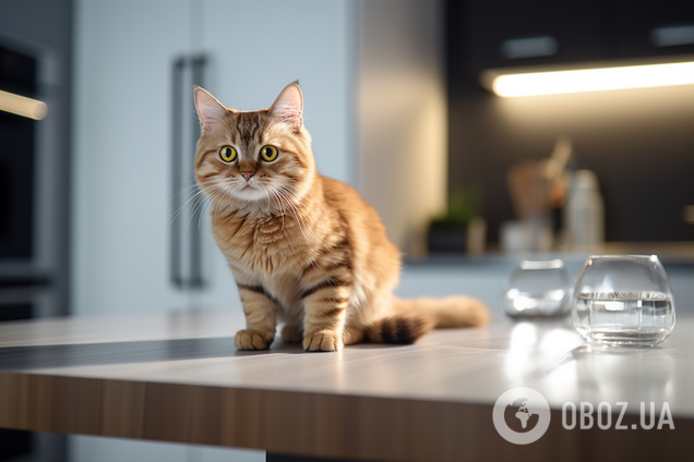Как отучить кота ходить по столам: советы