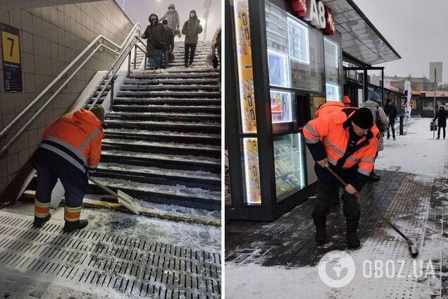 Комунальники чистять вулиці від снігу