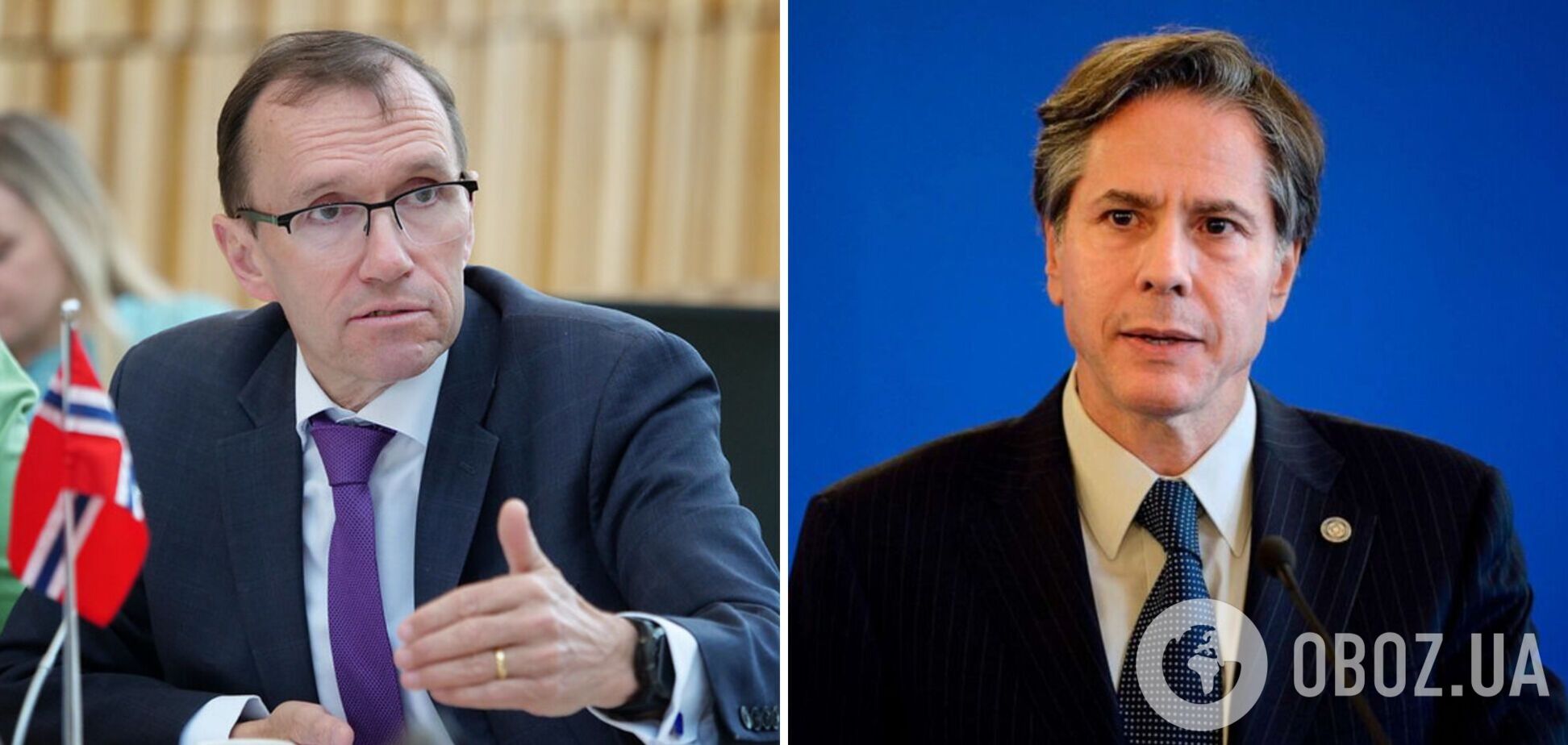 Обсудили дополнительные меры поддержки Украины: Блинкен в Брюсселе встретился с главой МИД Норвегии