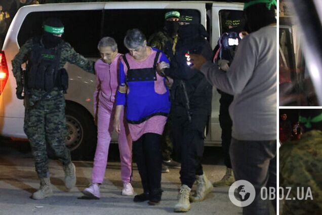 З полону ХАМАС вдалося звільнити ще 12 заручників: переважно жінок похилого віку. Фото і відео
