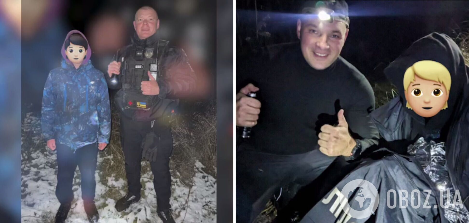 'Зайчик, мы уже близко к тебе': на Запорожье патрульные спасли детей, один из мальчиков попал в водяную ловушку. Видео