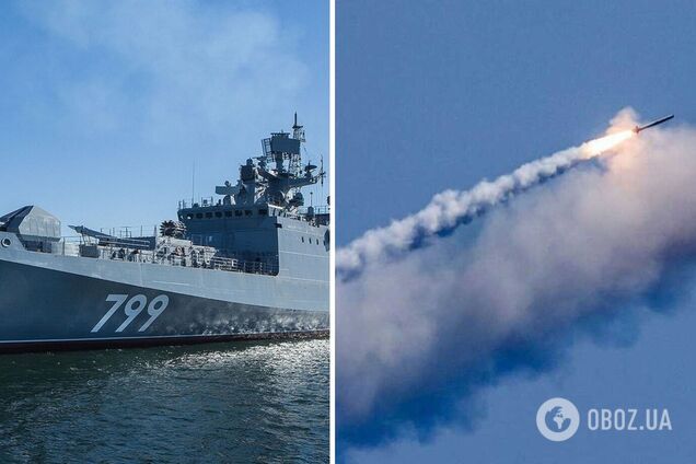 Попри сильний шторм, Росія вивела на бойове чергування у Чорне море фрегат 'Адмірал Макаров': потенційний залп – 8 ракет 'Калібр'