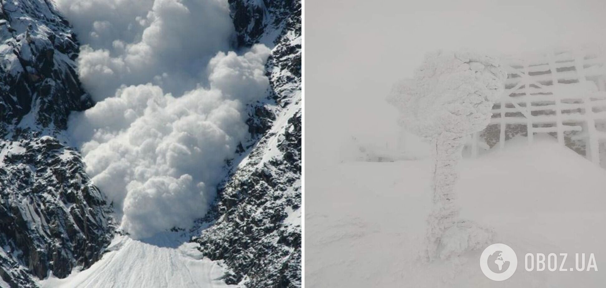 В Карпатах возможен сход лавин: спасатели призывают воздержаться от походов в горы. Фото