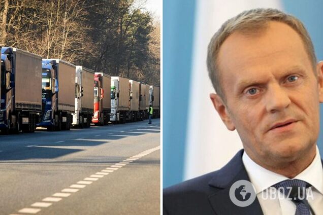Туск обвинил правительство Польши в бездействии в ситуации с перекрытием границы