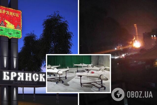 В Брянске прогремел мощный взрыв: сообщают об украинской атаке на склад 'Шахедов'. Фото и видео