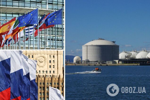 СПГ из России проходит на экспорт через Европу