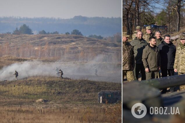 'Парни знают, как действовать': Зеленский посетил один из центров подготовки ракетных войск и артиллерии. Фото и видео