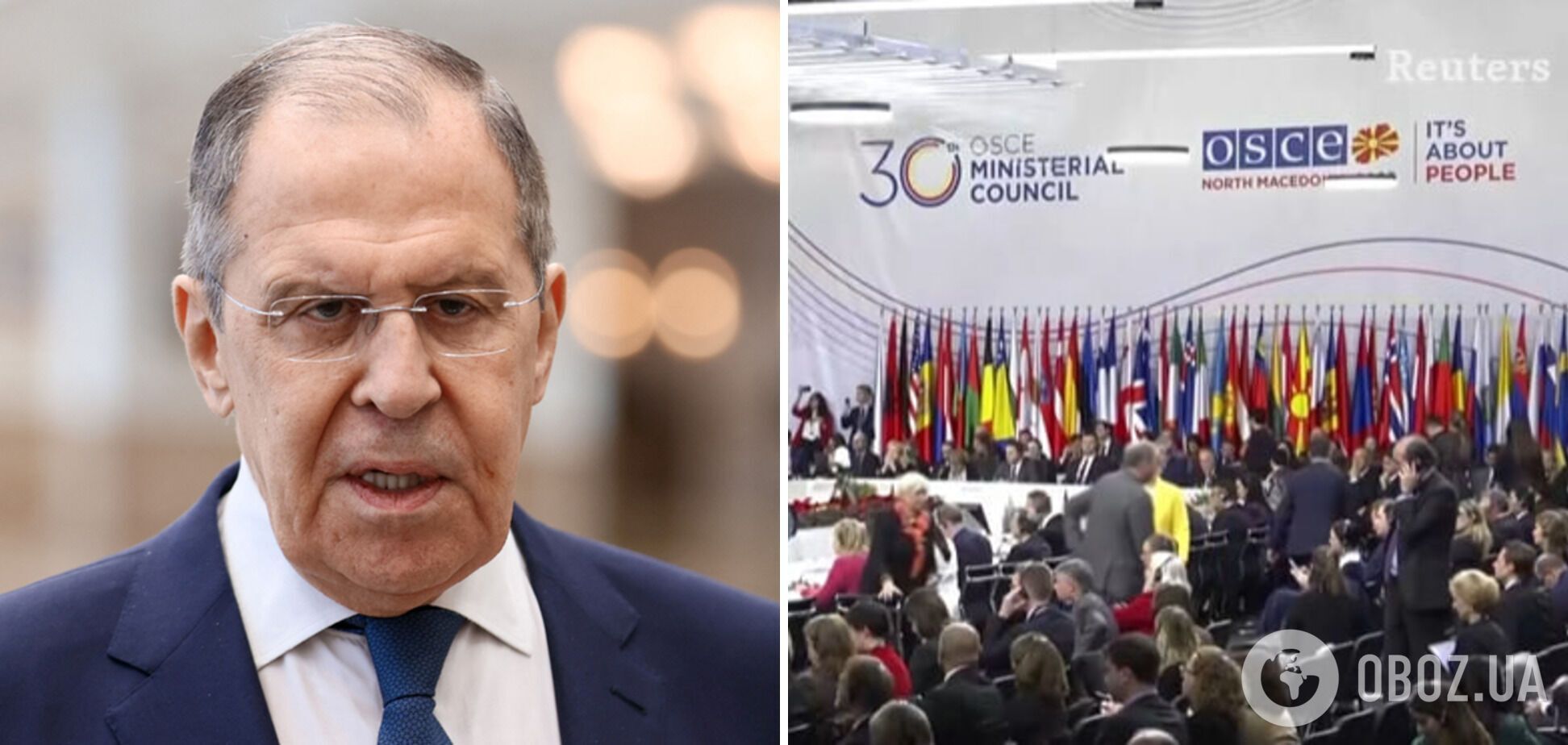 Во время выступления Лаврова в ОБСЕ некоторые делегаты покинули зал. Видео